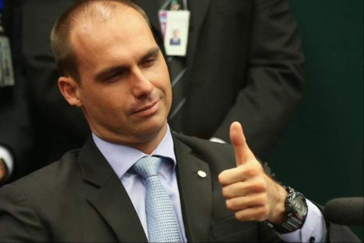  Eduardo Bolsonaro (PL-SP), deputado licenciado