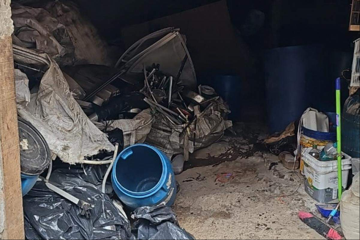 Mais de 20 kg de fios de cobre foram apreendidos